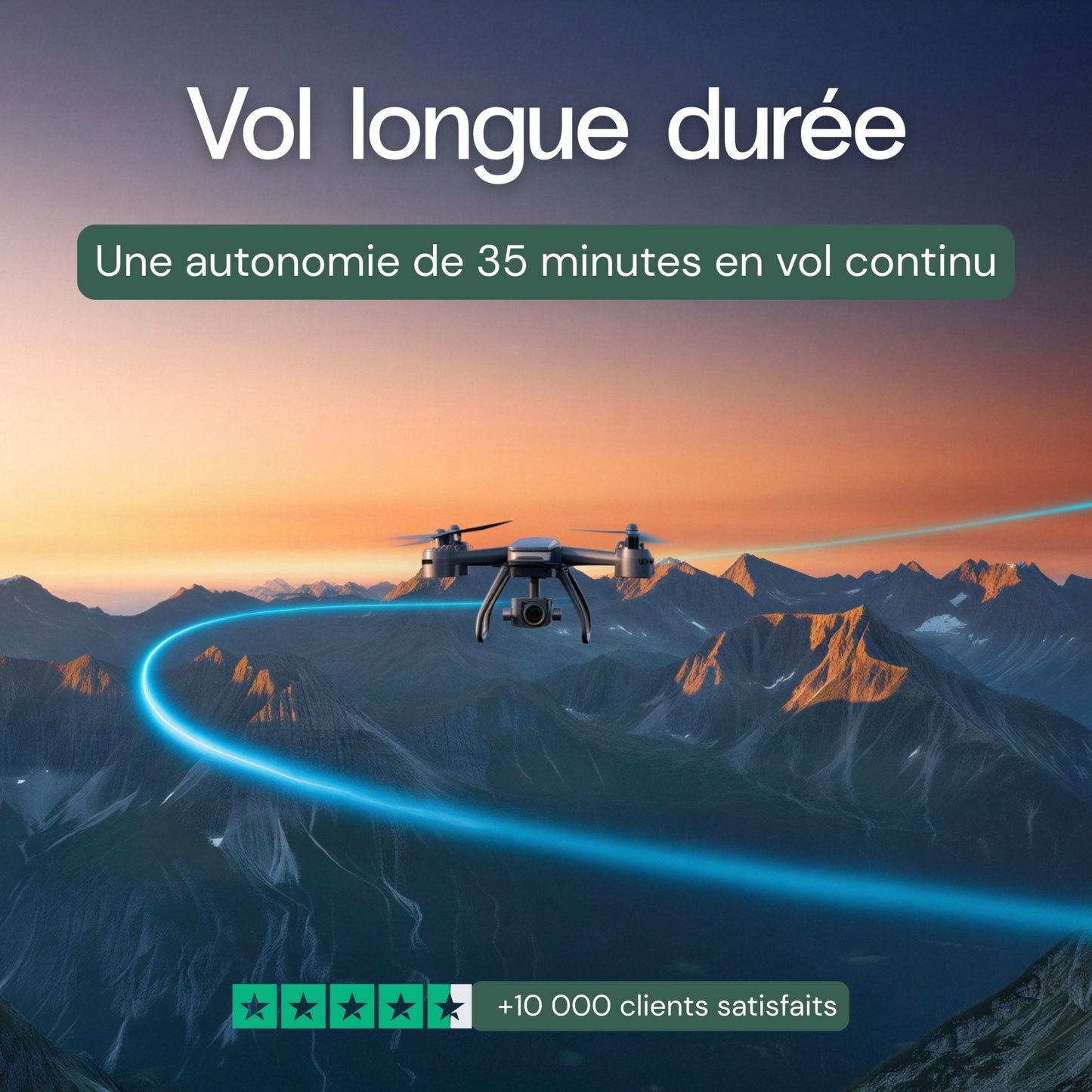 Drone vidéo 8K