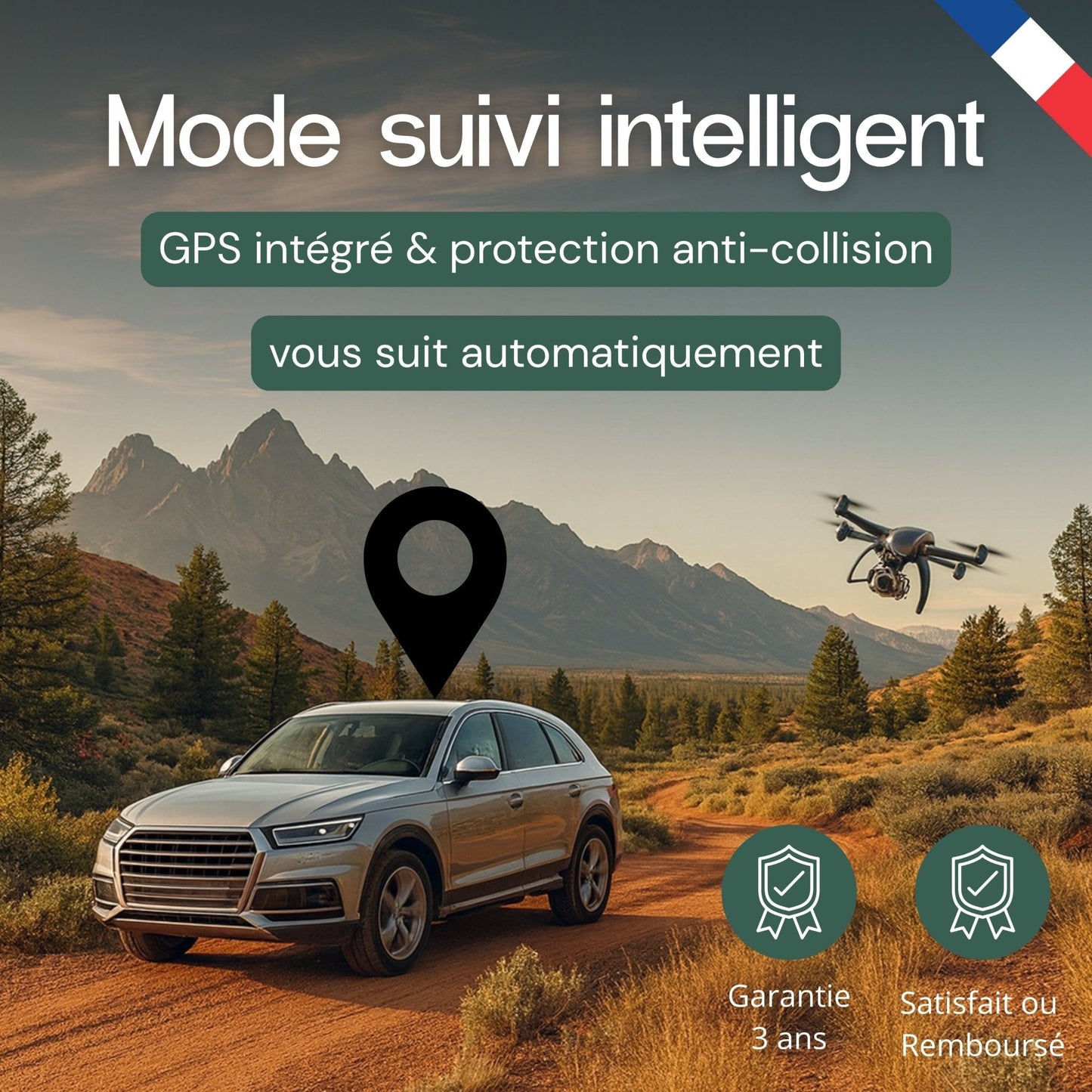 Drone vidéo 8K