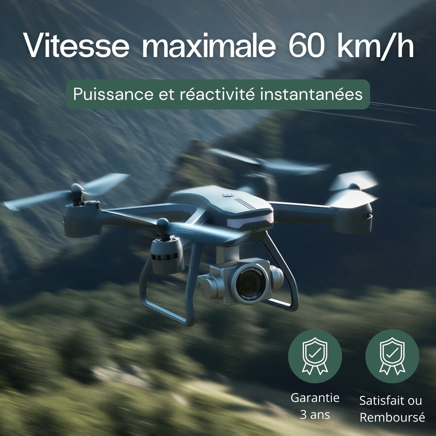 Drone vidéo 8K