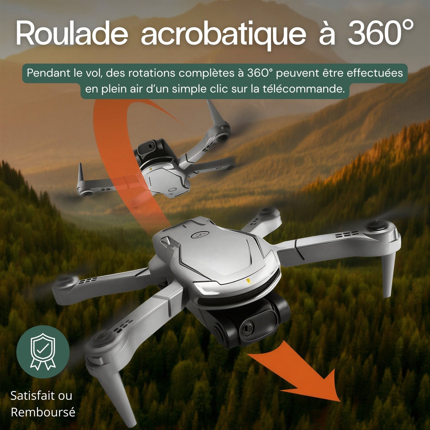 Drone vidéo 4k