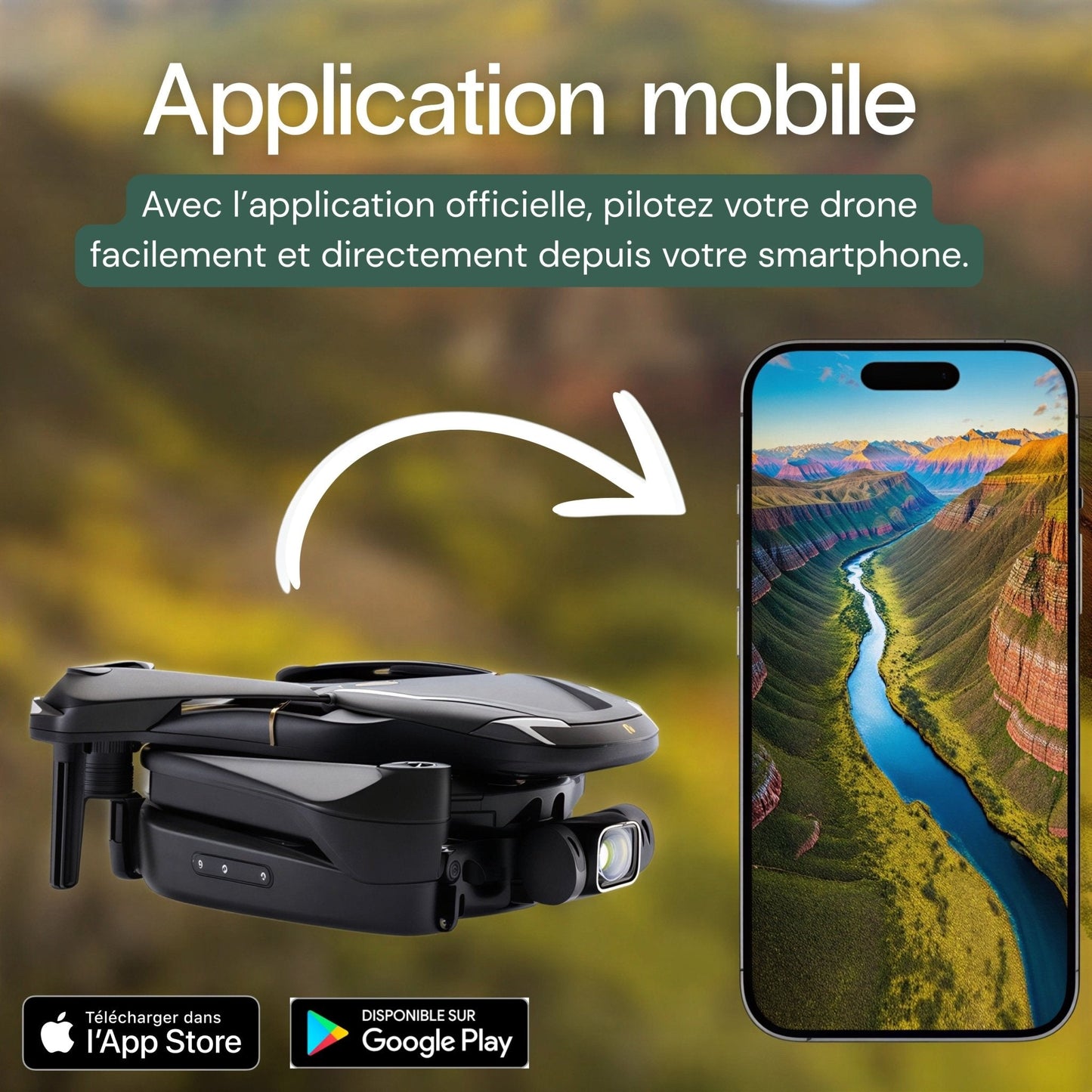 Drone vidéo 4k