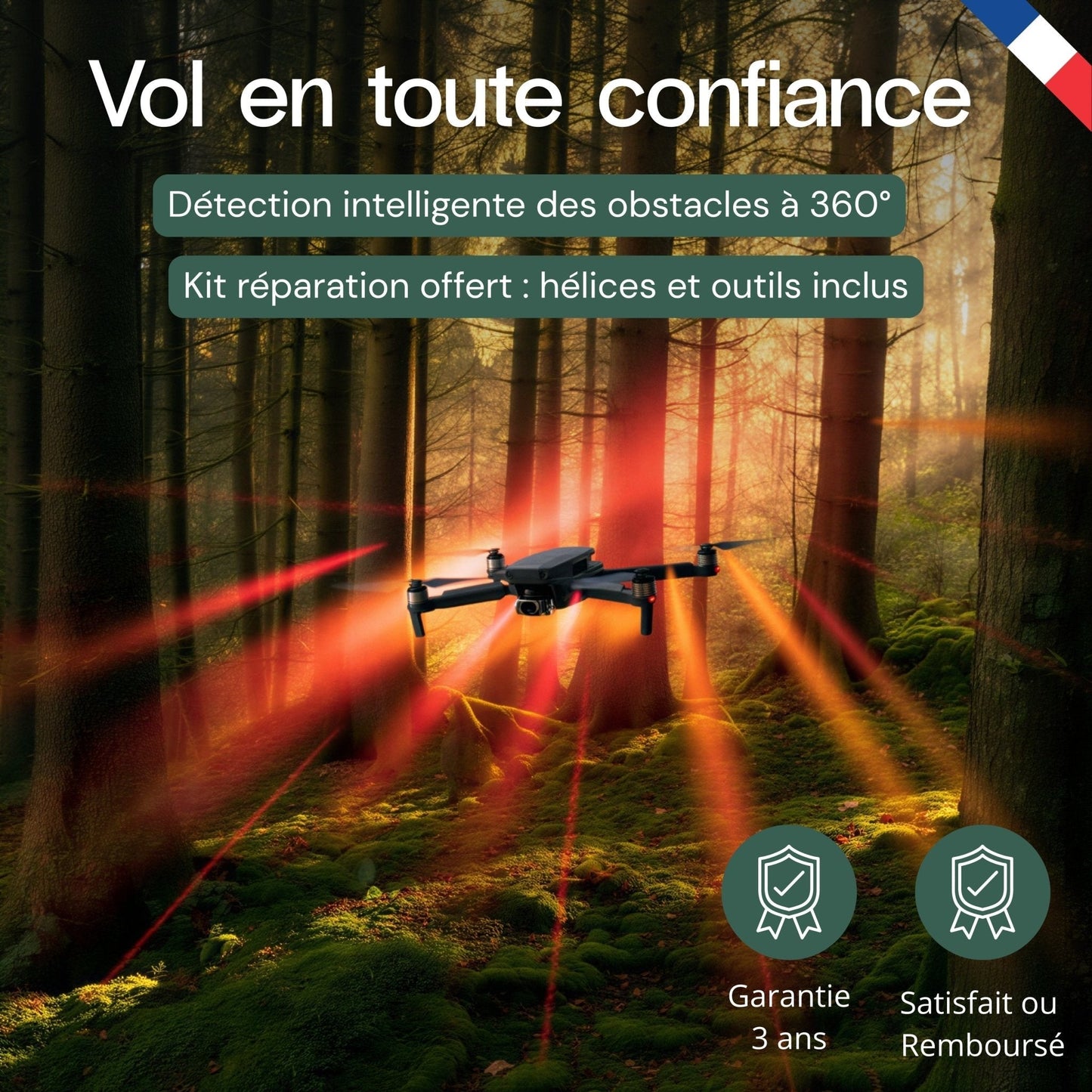Drone vidéo 4k