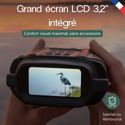 Jumelles vision nocturne 4K - Autonomie 8h