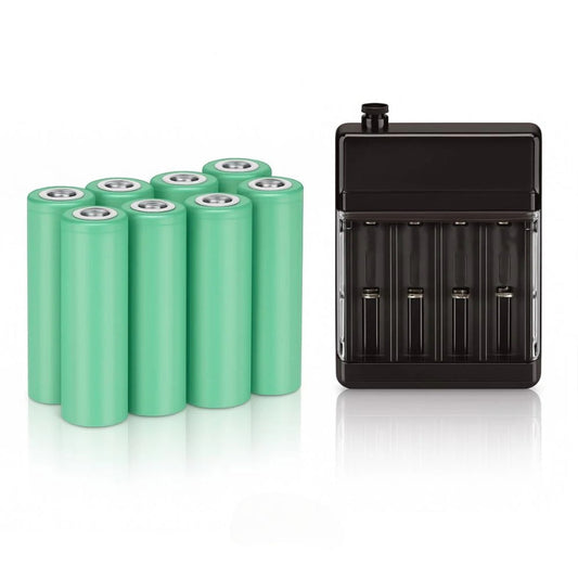 Batteries : Accus au lithium rechargeables avec chargeur - Pour camera de chasse