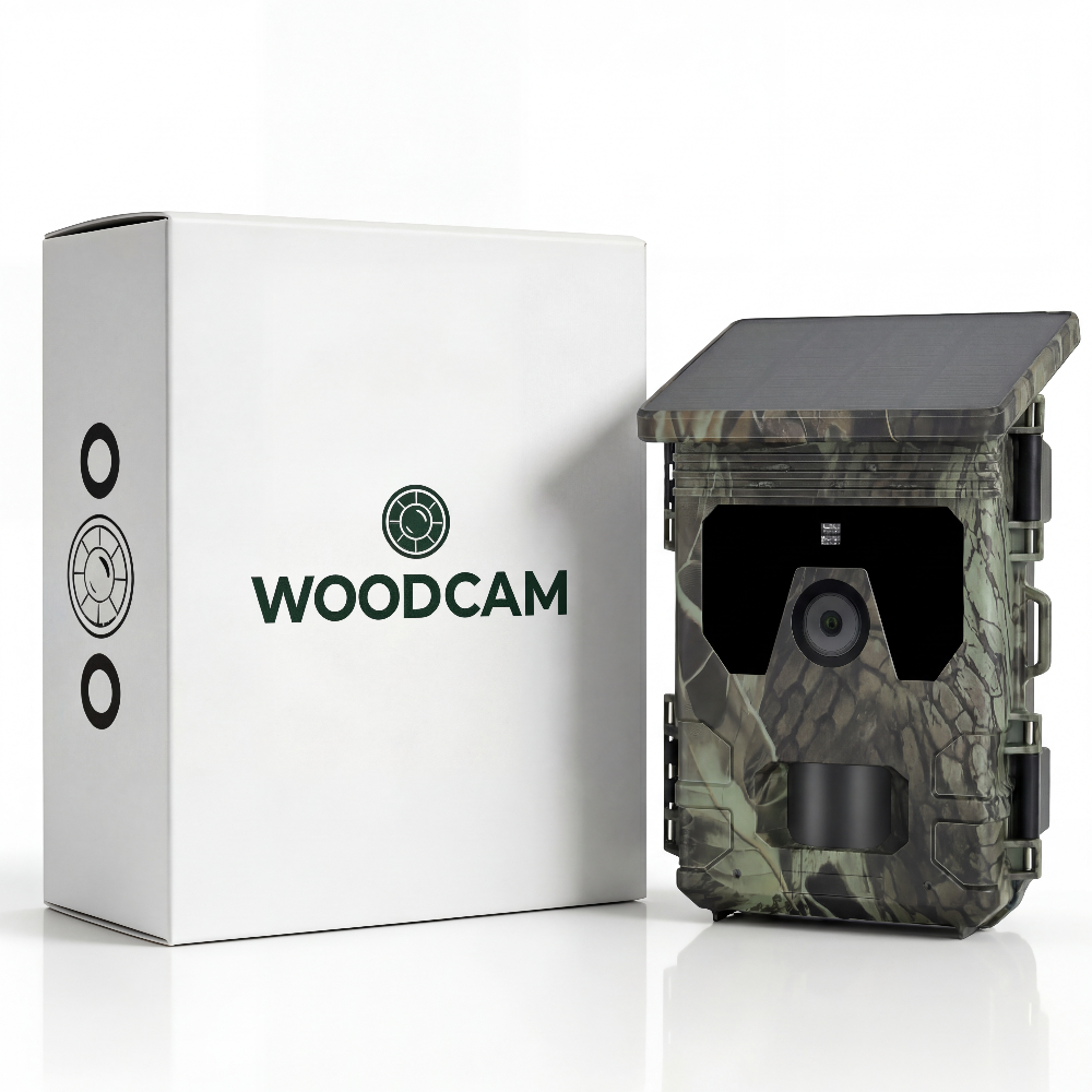 Caméra de chasse Solaire WiFi 4K — Woodcam