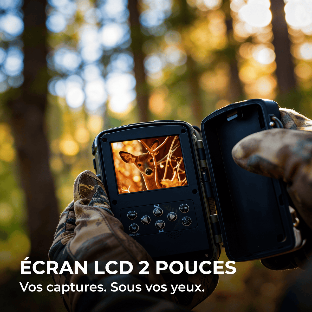 Caméra de chasse WiFi 4K — vue 2 — Woodcam