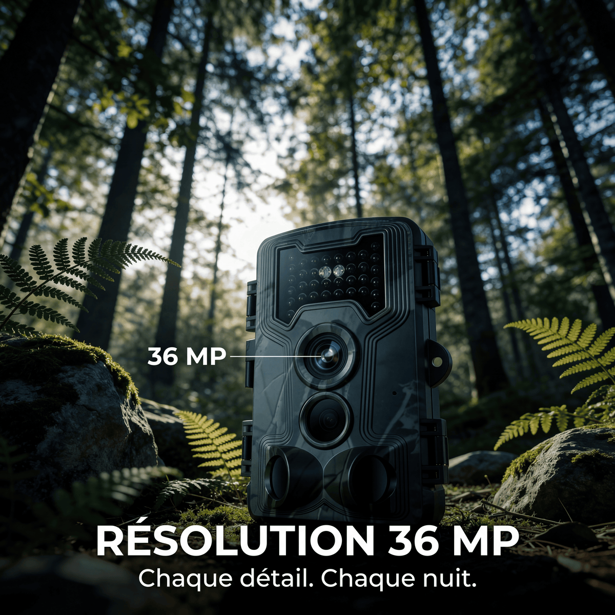 Caméra de chasse WiFi 4K — vue 3 — Woodcam
