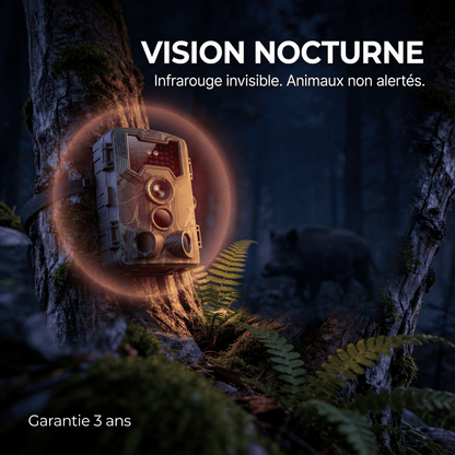 Camera de chasse avec écran