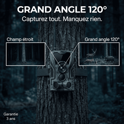 Camera de chasse 4G avec écran 4K