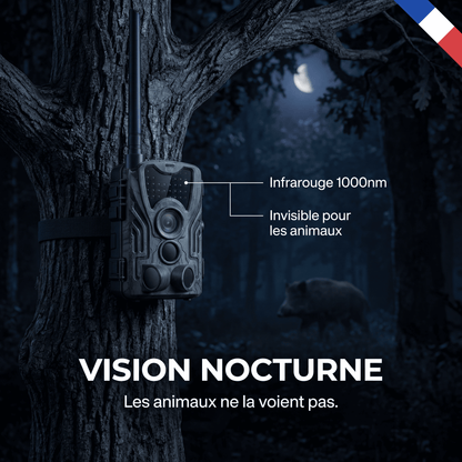 Camera de chasse 4G avec écran 4K